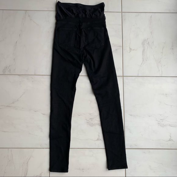 Citizens Of Humanity Black Maternity Jeggings Jeans over the belly black stretch - Picture 4 of 7